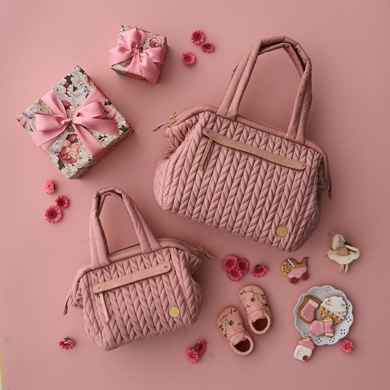 Paige Carryall Dusty Rose