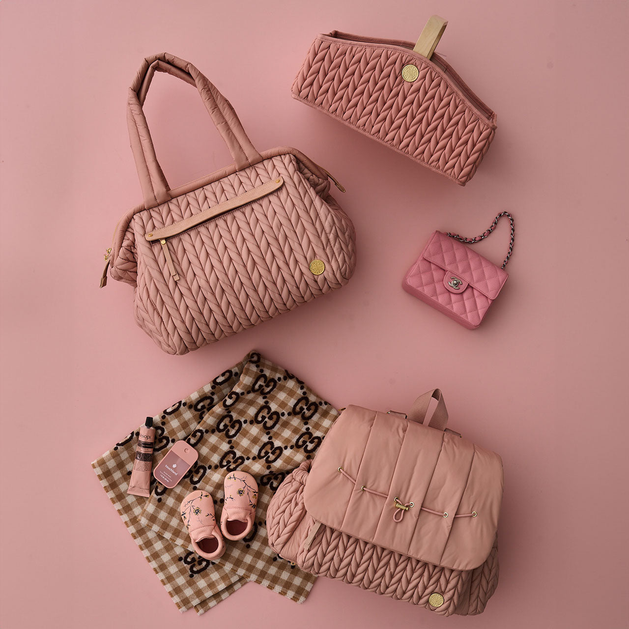 Paige Carryall Dusty Rose