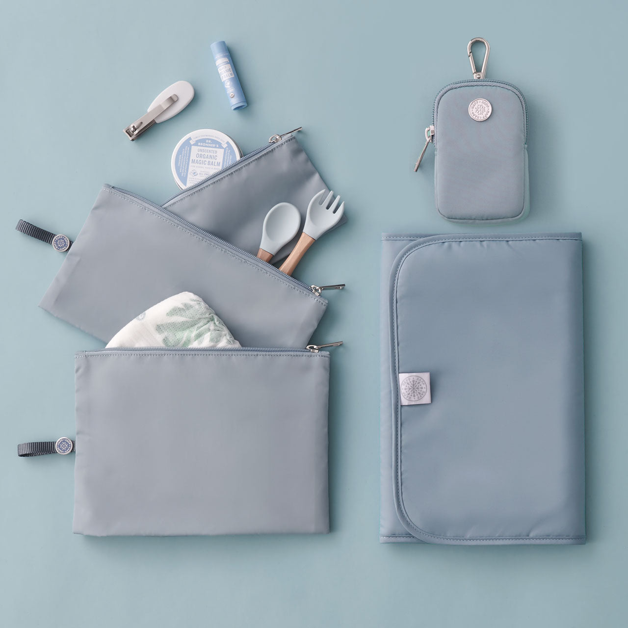 Expandable Packing Pouches Blue